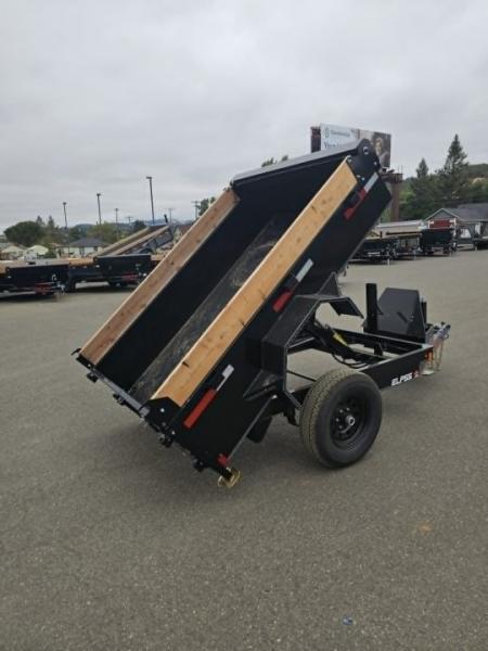 New MINI DUMP 2027 Double A ELP55-8 5X8 SINGLE AXLE 5000 GVWR Dump Trailer