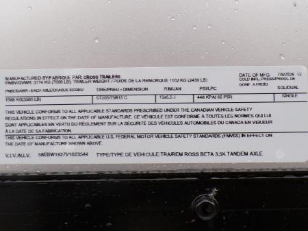 New *2027 Cross Trailers BETA 7 x 16 Cargo / Enclosed Trailer