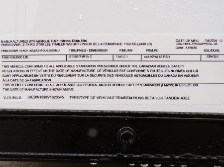 New *2027 Cross Trailers BETA 7 x 16 Cargo / Enclosed Trailer