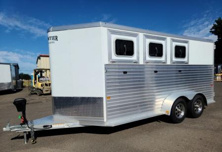 Used 2023 Frontier Trailers 3H Horse Trailer