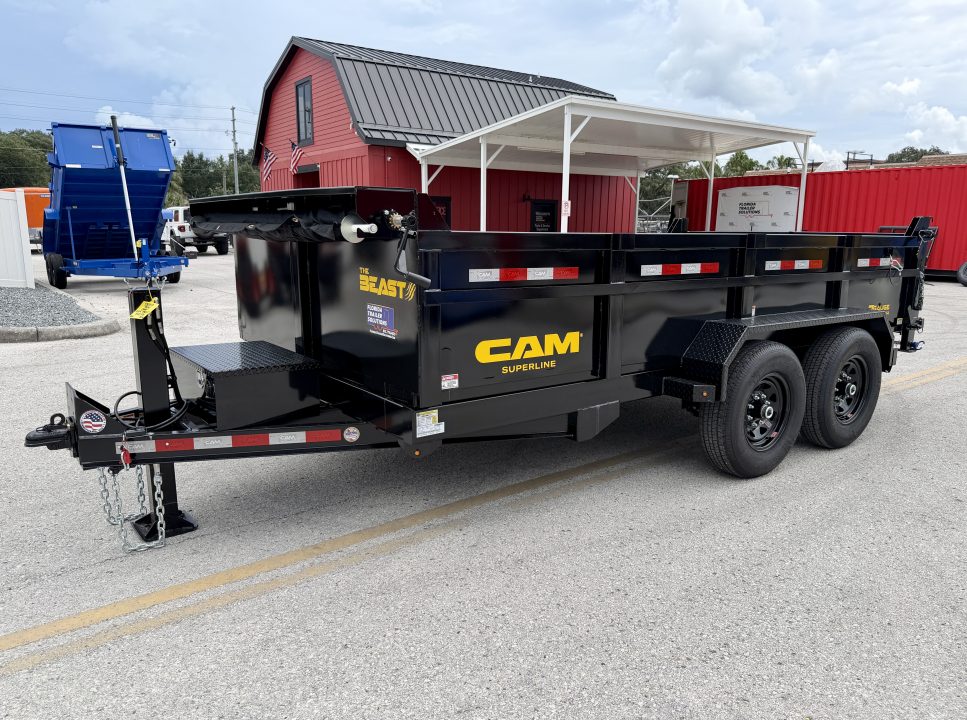 New 2027 Cam Superline 7x14 15.4K Beast Dual Telescopic Dump Trailer