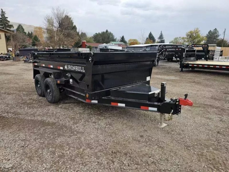 New 2027 Iron Bull 6'x12' 10k Dump Trailer