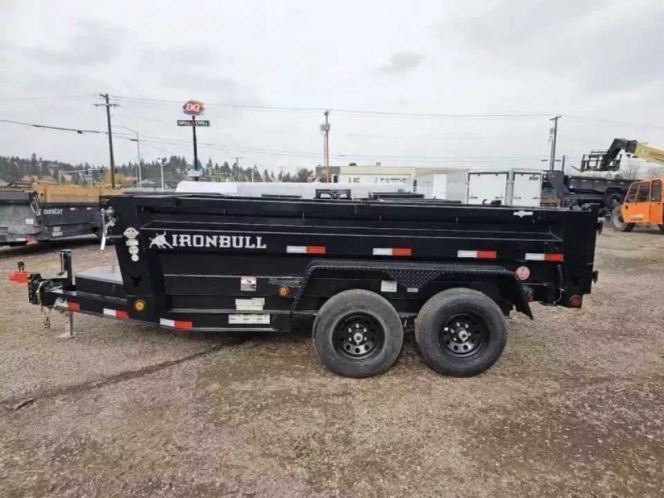 New 2027 Iron Bull 6'x12' 10k Dump Trailer