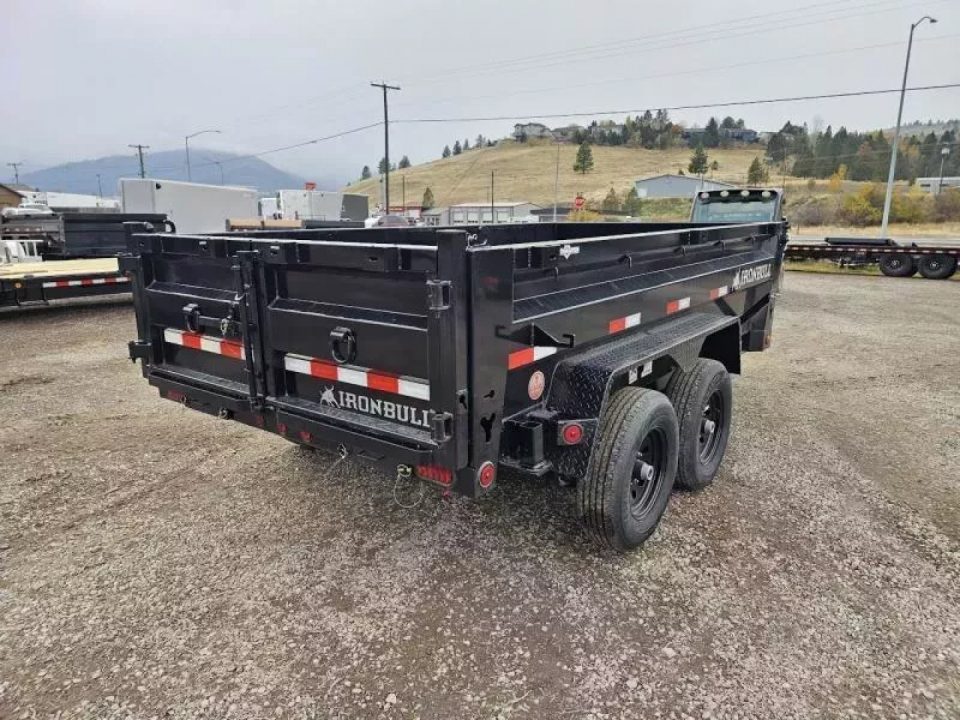 New 2027 Iron Bull 6'x12' 10k Dump Trailer