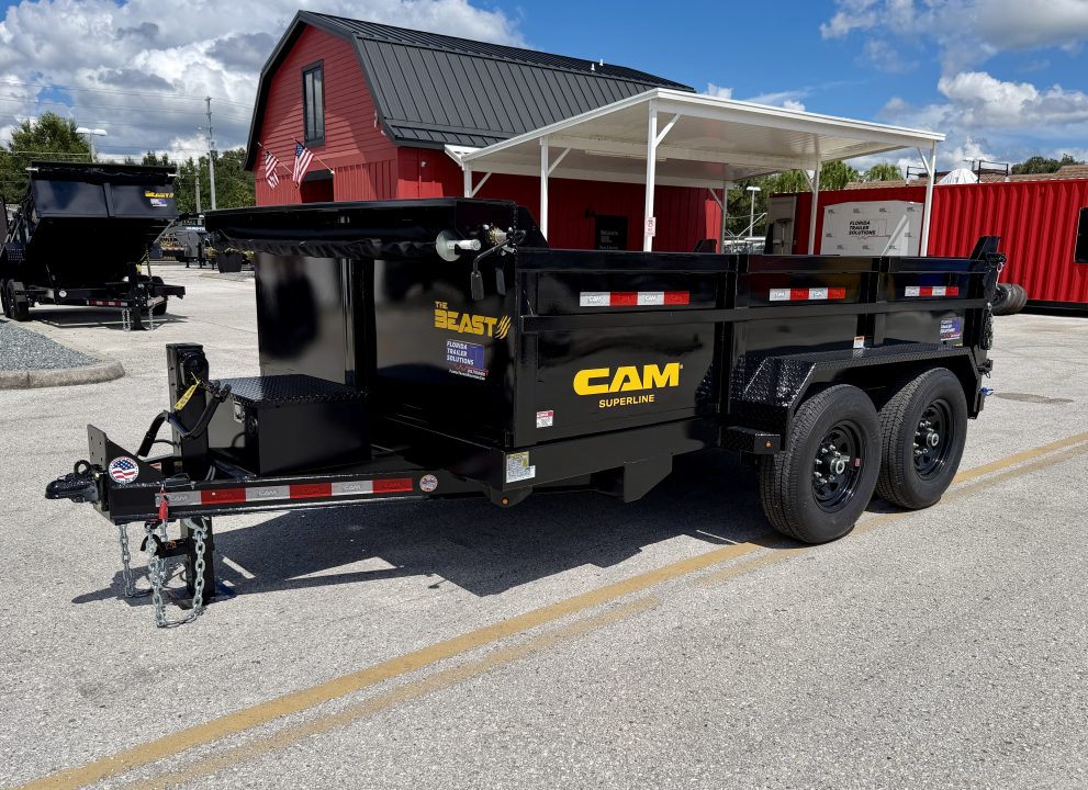 New 2027 Cam Superline 7x12 13.2K Beast Dual Telescopic Dump Trailer