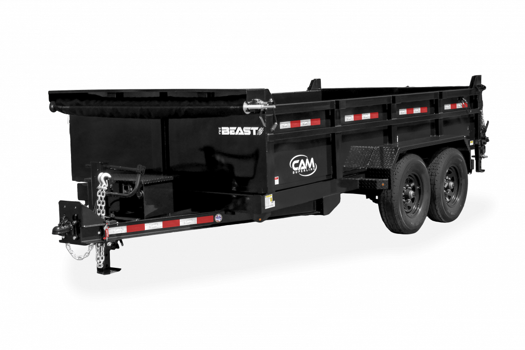 New 2027 Cam Superline 7x12 13.2K Beast Dual Telescopic Dump Trailer
