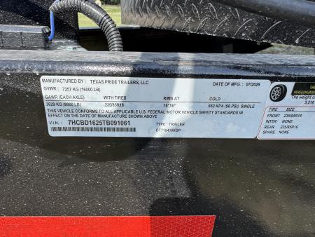 New 2026 Texas Pride Trailers DT716416KBP -1061 Dump Trailer