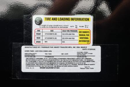 New 2027 8.5X20 MAXX-D EQUIPMENT TRAILER