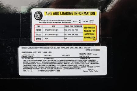 New 2027 8.5X20 MAXX-D EQUIPMENT TRAILER