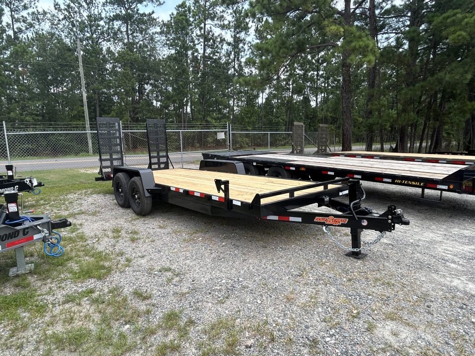 New 2026 Down 2 Earth Trailers 82X20 Equipment Trailer, with 7K Axles & #10,750 lbs Payload