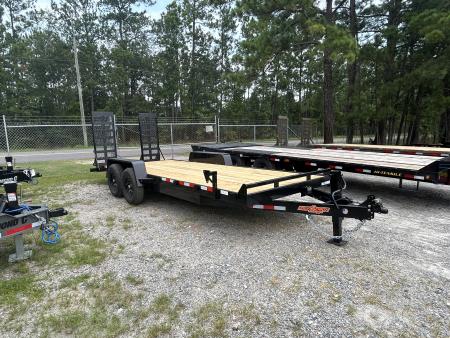 New 2026 Down 2 Earth Trailers 82X20 Equipment Trailer, with 7K Axles & #10,750 lbs Payload