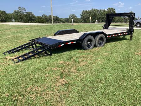 Used 2022 H&H Trailers 18+2 Gooseneck Equipment Trailer, 14 Ply Tires, 14K