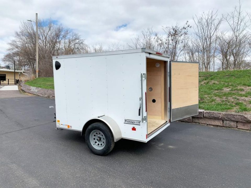 New 2026 Haulmark 5x8 Enclosed with Swing Door!