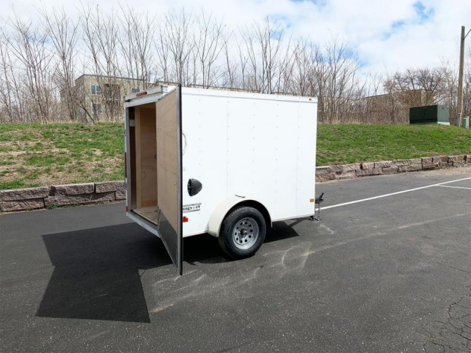New 2026 Haulmark 5x8 Enclosed with Swing Door!