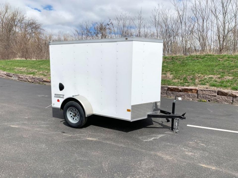 New 2026 Haulmark 5x8 Enclosed with Swing Door!