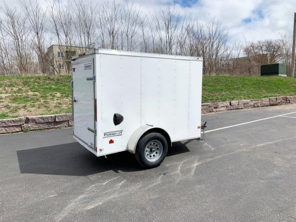 New 2026 Haulmark 5x8 Enclosed with Swing Door!