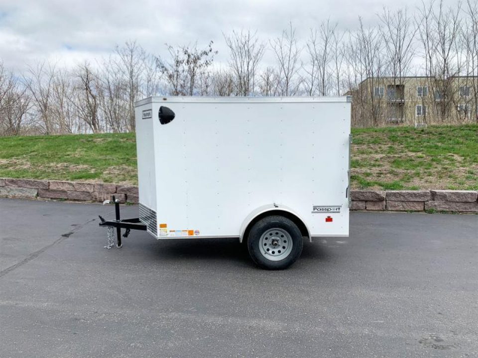 New 2026 Haulmark 5x8 Enclosed with Swing Door!