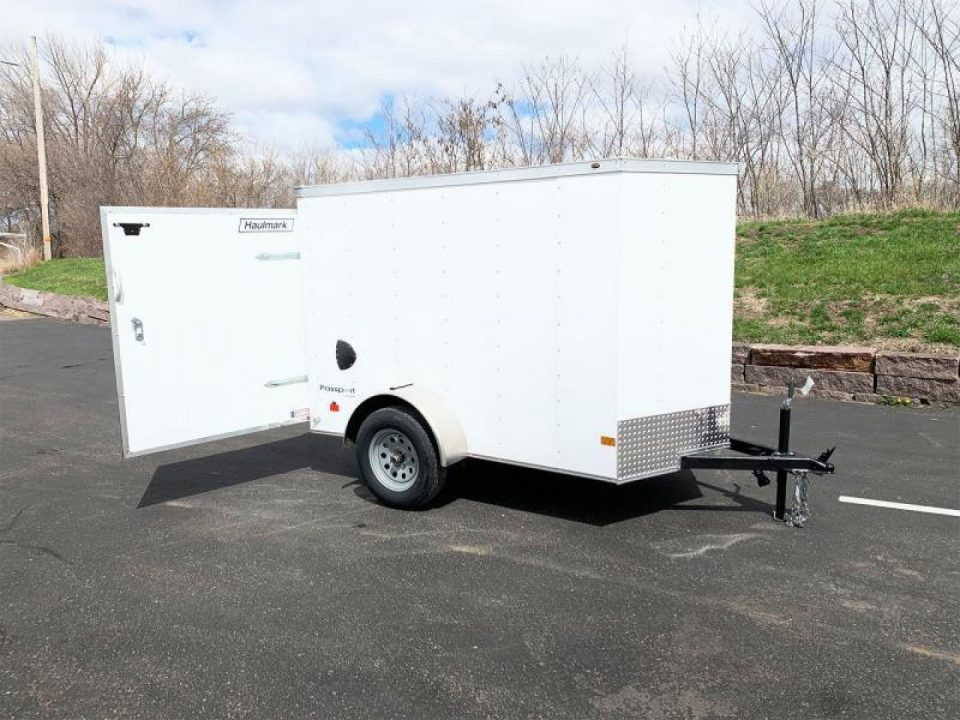 New 2026 Haulmark 5x8 Enclosed with Swing Door!