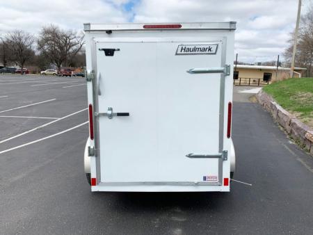 New 2026 Haulmark 5x8 Enclosed with Swing Door!