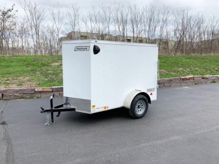 New 2026 Haulmark 5x8 Enclosed with Swing Door!