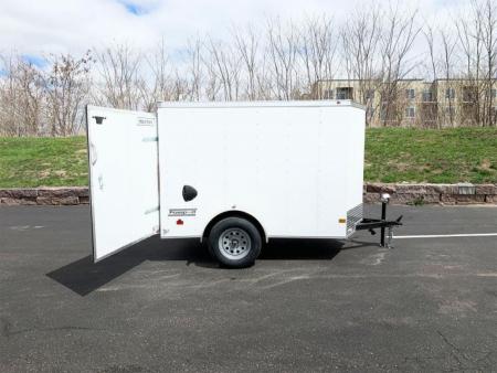New 2026 Haulmark 5x8 Enclosed with Swing Door!
