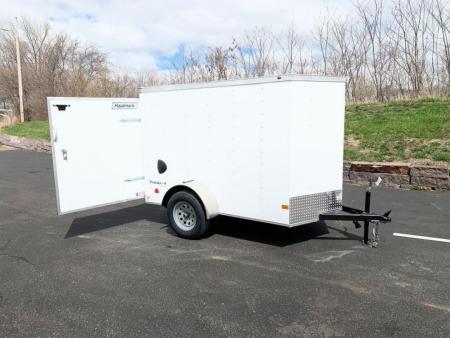 New 2026 Haulmark 5x8 Enclosed with Swing Door!