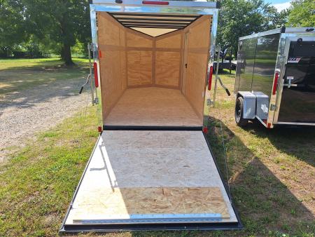 New 2027 Stealth Trailers 6x12 Cargo / Enclosed Trailer W/Ramp Door (Charcoal)