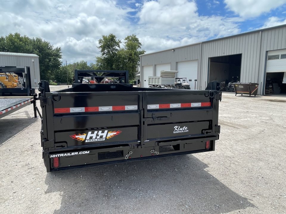 New 2027 H&H Trailers 83x16 Industrial Gooseneck 16K Dump Trailer