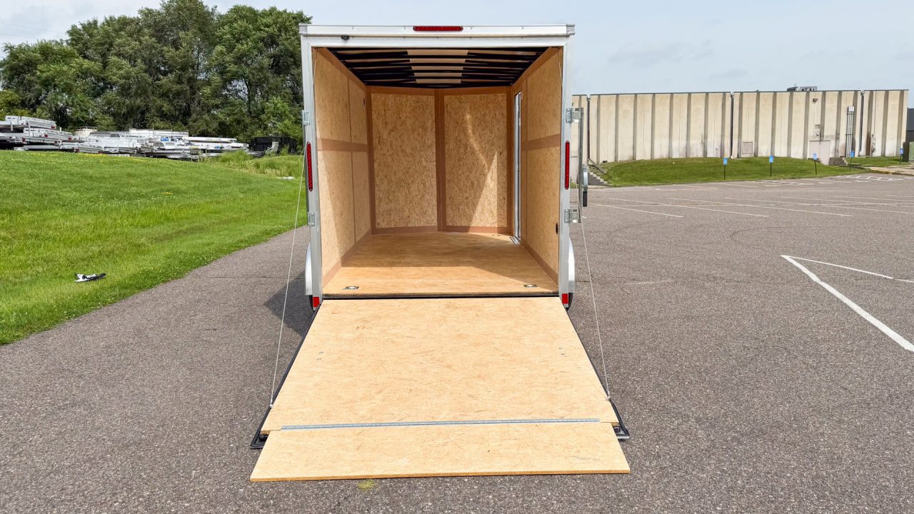 New Haulmark 7x14 Enclosed Trailer -- Ramp Door!