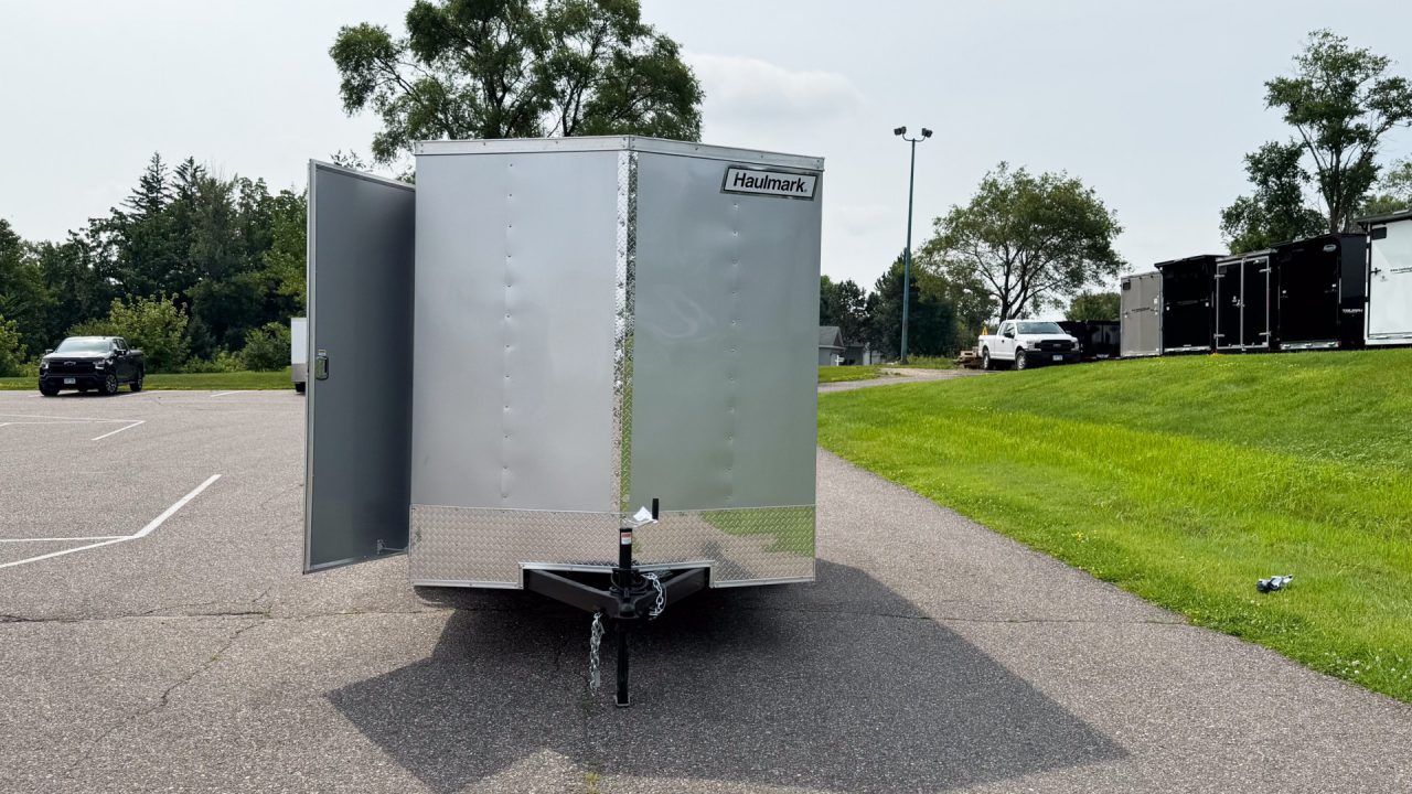 New Haulmark 7x14 Enclosed Trailer -- Ramp Door!