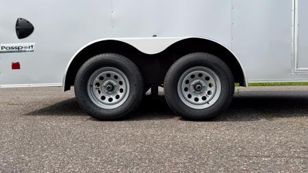 New Haulmark 7x14 Enclosed Trailer -- Ramp Door!