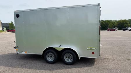 New Haulmark 7x14 Enclosed Trailer -- Ramp Door!