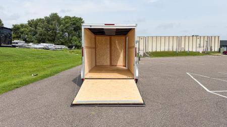 New Haulmark 7x14 Enclosed Trailer -- Ramp Door!