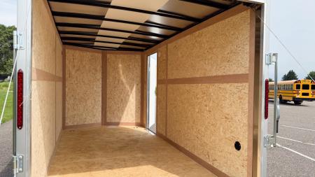 New Haulmark 7x14 Enclosed Trailer -- Ramp Door!