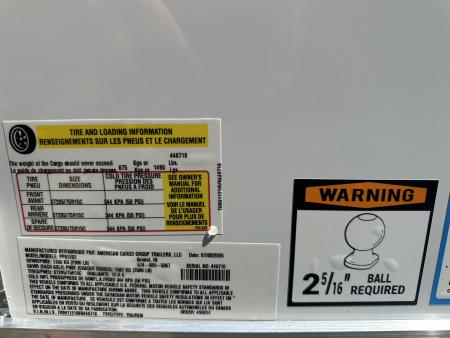 New 2027 Haulmark PP 6X12 with 6'6" Interior Height Cargo / Enclosed Trailer