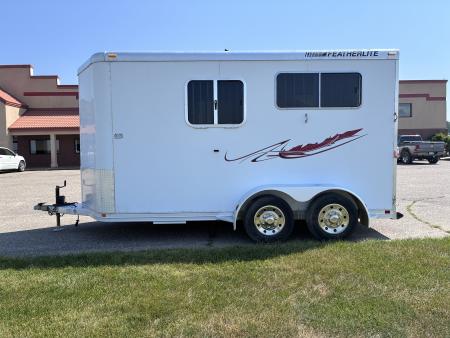 Used 2005 Featherlite Trailers 2H Straight Load BP Horse Trailer