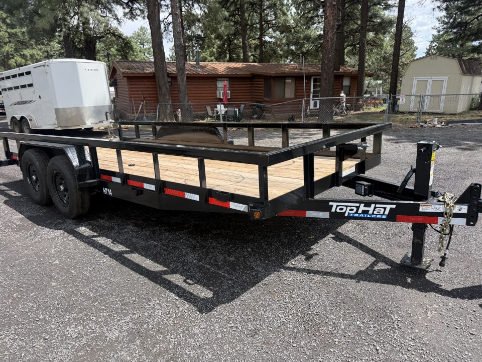 New 2026 Top Hat Trailers 83X18 HH 14K Equipment Trailer