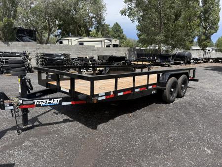 New 2026 Top Hat Trailers 83X18 HH 14K Equipment Trailer