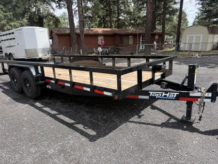 New 2026 Top Hat Trailers 83X18 HH 14K Equipment Trailer