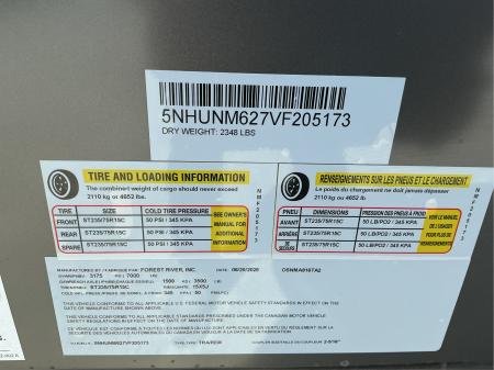 New 2027 Cargo King NMA816TA2 8FT X 16FT 7K GVW Cargo / Enclosed Trailer