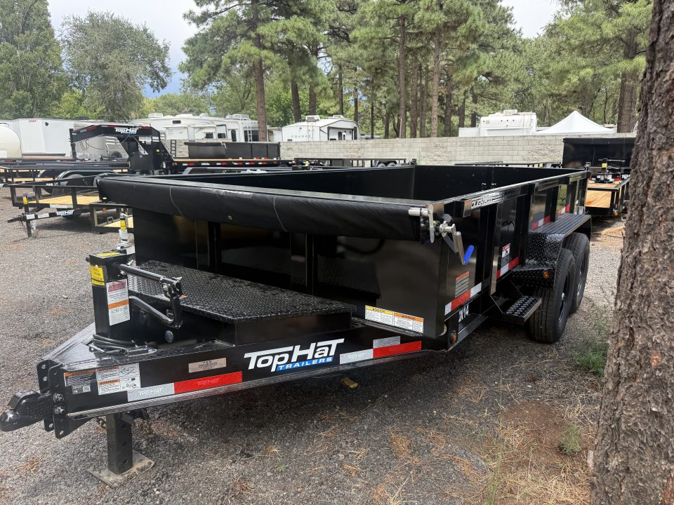 New 2026 Top Hat Trailers 12X77" DP10 Dump Trailer