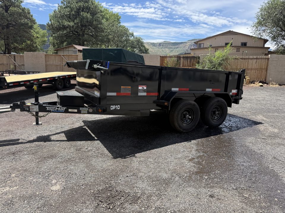 New 2026 Top Hat Trailers 12X77" DP10 Dump Trailer