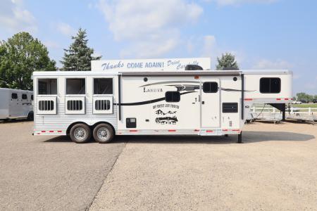 Used 2015 Lakota 3 Horse LQ Trailer