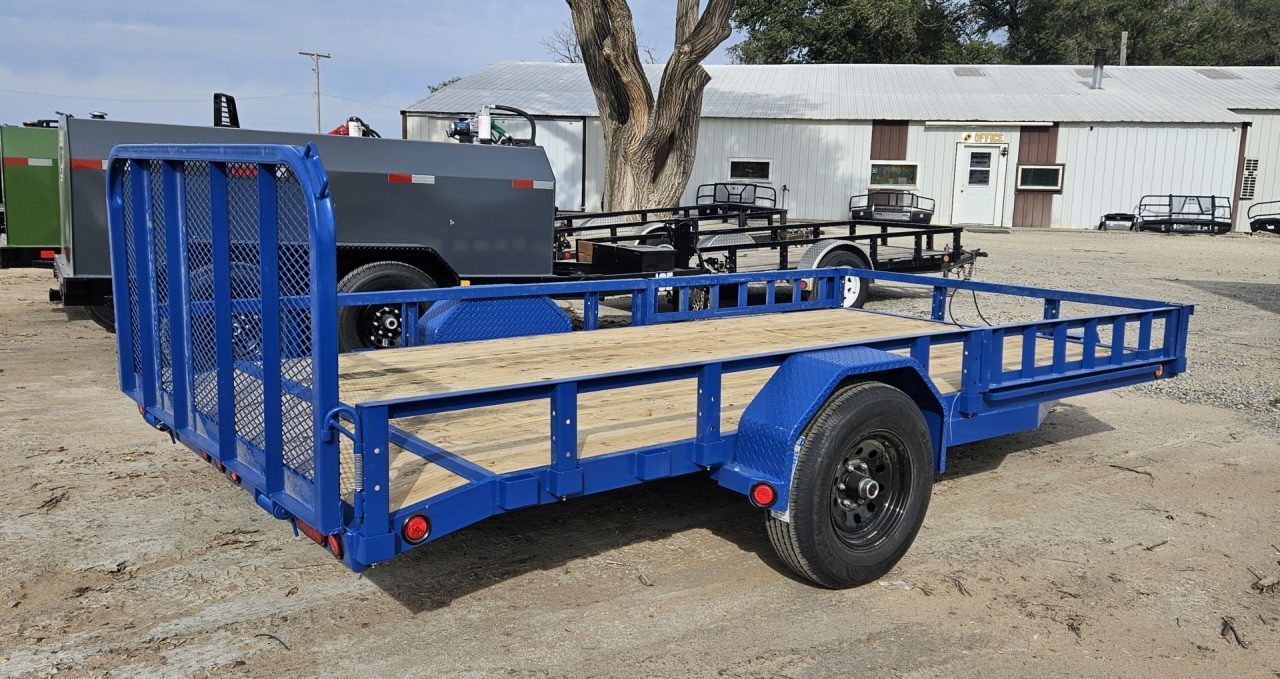 New 2027 PJ Trailers 14' x 83 in. Single 5200# Axle Channel Utility Trailer