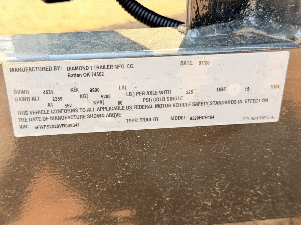 New 2027 Diamond T 7-20 Heavy Duty Car Hauler 10K GVWR