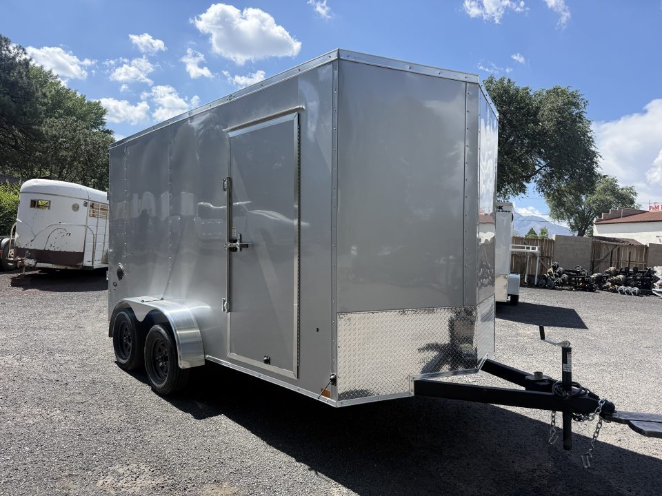 New 2026 Look Trailers 7X14 Enclosed Box Cargo Trailer 7' Tall Ramp Cargo / Enclosed Trailer
