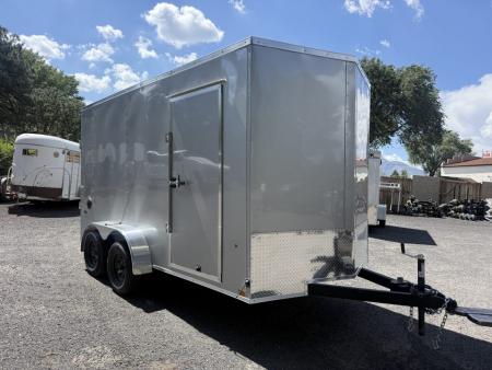 New 2026 Look Trailers 7X14 Enclosed Box Cargo Trailer 7' Tall Ramp Cargo / Enclosed Trailer