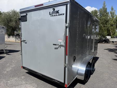 New 2026 Look Trailers 7X14 Enclosed Box Cargo Trailer 7' Tall Ramp Cargo / Enclosed Trailer