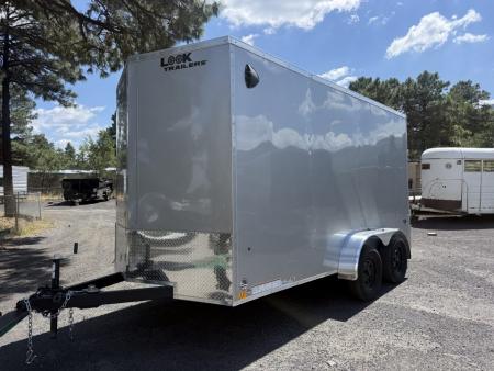 New 2026 Look Trailers 7X14 Enclosed Box Cargo Trailer 7' Tall Ramp Cargo / Enclosed Trailer