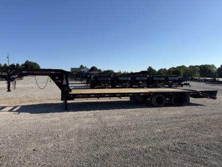 Used 2024 MAXXD 102"X28' 30K Gooseneck Flatbed Trailer